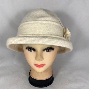 Scala Pronto Packable Boiled Wool Cloche/Bucket Winter Hat For Women